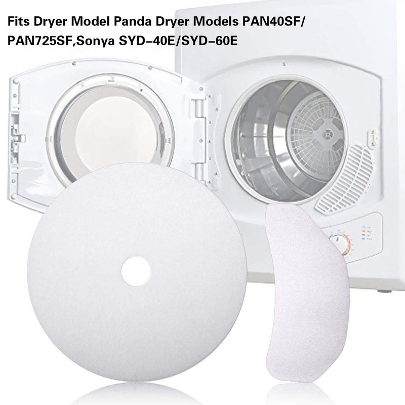 Imncya 25 Pcs Compatible Cloth Dryer Filter Set, Cloth Dryer Replacement Include 20 Dryer Exhaust Filters/5 Dryer Air Intake Filters For Panda/Magic Chef/Sonya & Avant Dryers - Image 3